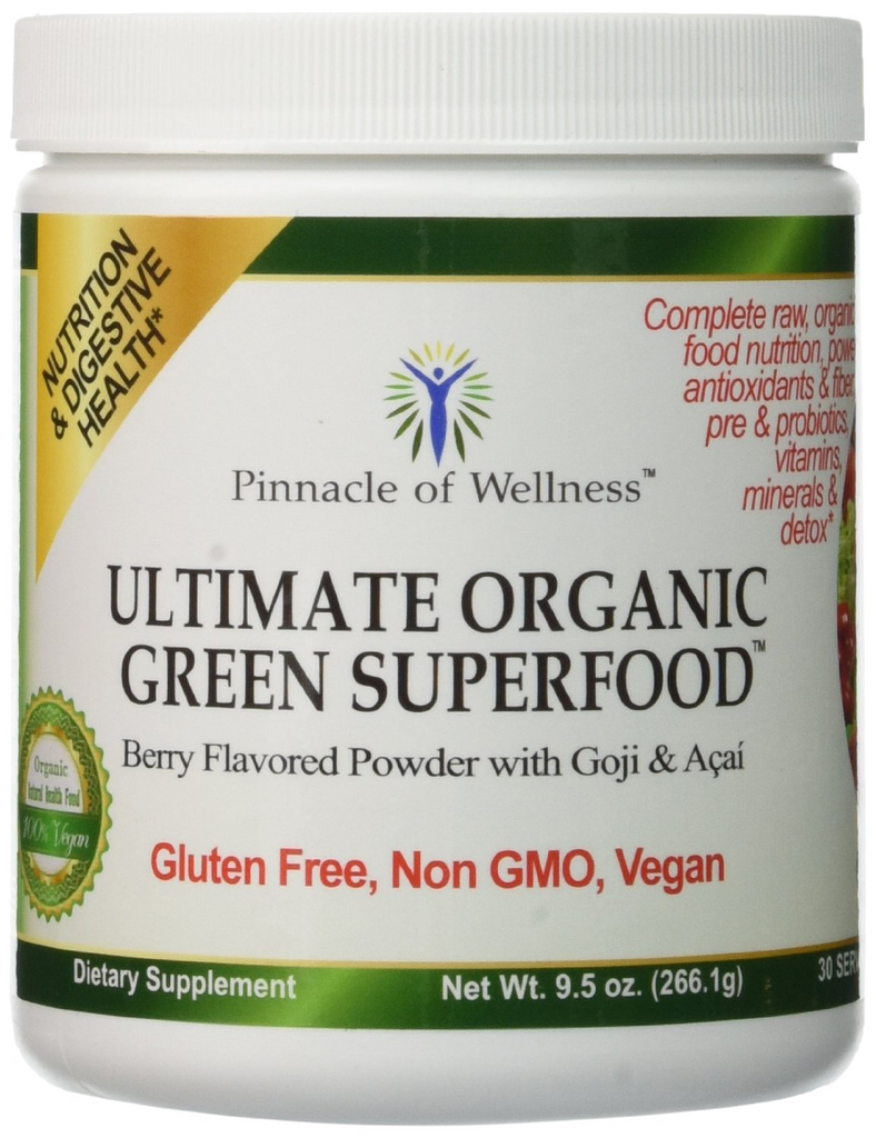 Ultimate Organic Green Superfood Powder Container