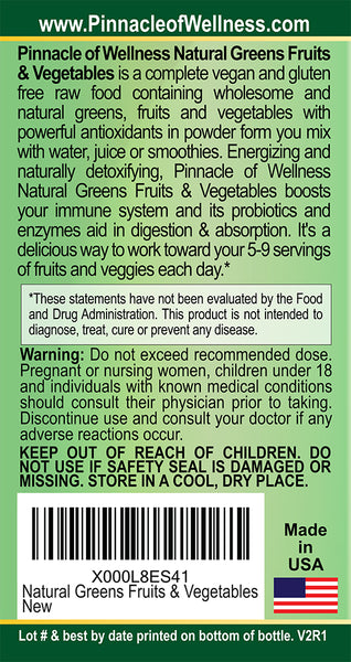 Natural Greens Fruits & Vegetables Superfood Powder