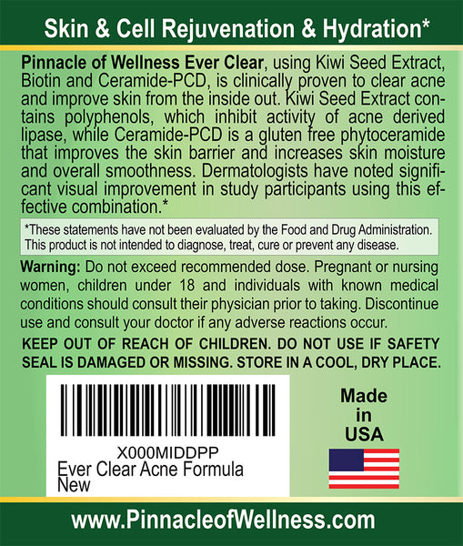 Ever Clear Acne Formula with Kiwi Seed Extract & Ceramide-PCD